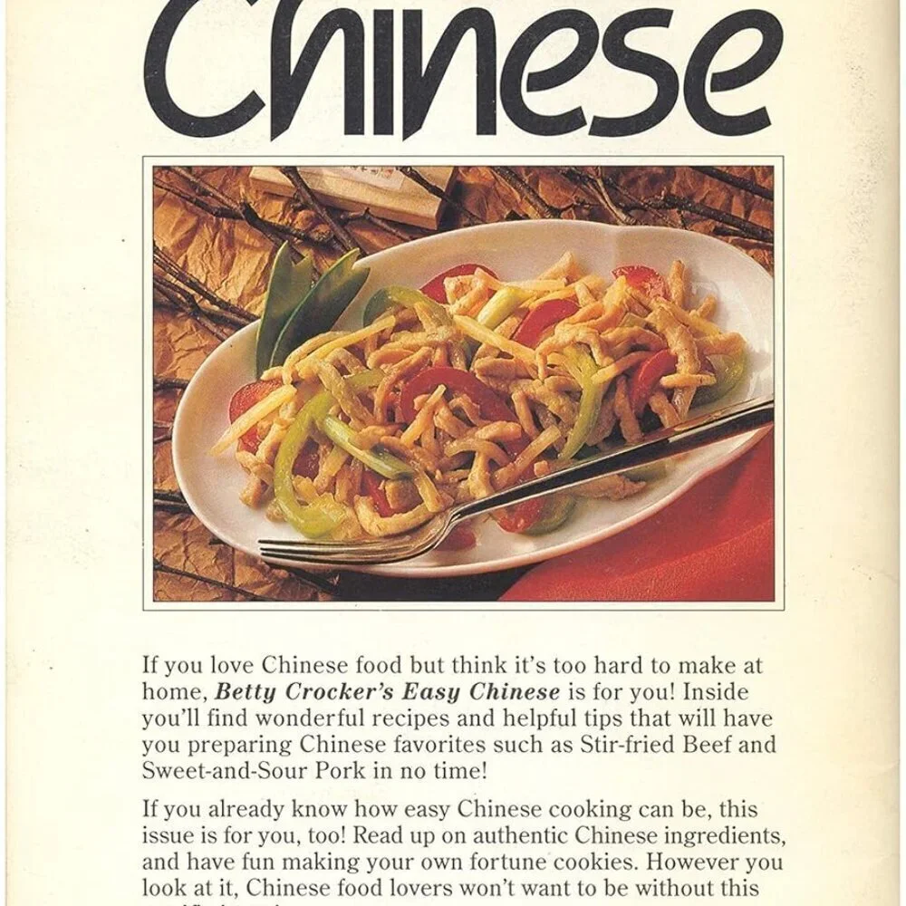 Betty Crocker Easy Chinese Creative Recipes Cookbook Pamphlet Favorites 1992